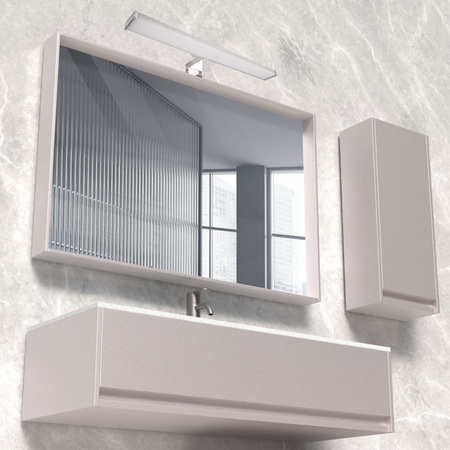 Kinkiet Ścienny LED Łazienkowy 8W 900lm 4000K Neutralna 120° Chrom IP44 ELBA Sanico Goldlux