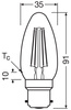 Żarówka LED B35 Świeczka B22d 4W = 40W 470lm 4000K Neutralna 300° Retrofit Filament CLASSIC Osram