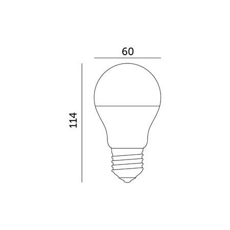 Żarówka LED E27 Kulka 10.5W 1055lm 6500K Zimna 200° LED2B Kobi
