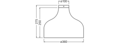 Lampa Sufitowa Dekoracyjna Natynkowa E27 Karton Brązowy Decor Ledvance