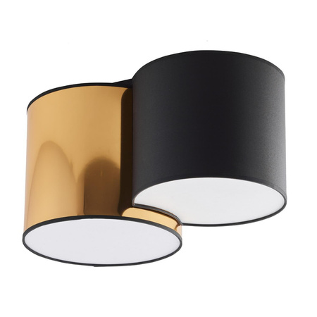 Lampa Sufitowa MONA BLACK/GOLD Plafon Czarno-Złota Nowoczesna 2xE27 3444 TK Lighting