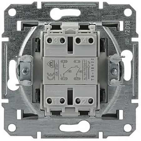 Włącznik Żaluzjowy Roletowy bez Ramki Podwójny Asfora IP20 Antracyt