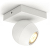 Lampa punktowa Kinkiet LED Spot Buckram Biały 5W CCT PHILIPS HUE Bluetooth + Przełącznik Dimmer Switch