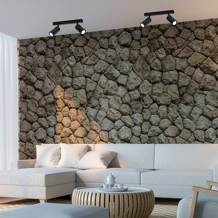 Lampa Sufitowa HUDSON Czarna 2xGU10 Milagro