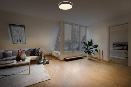 Plafon LED Lampa Sufitowa Natynkowa 24W 1450lm 3000K Ciepła 120° Szara Ściemnialna Orbis Yummy Osram