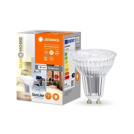 Żarówka LED GU10 PAR16 4,9W = 40W 268lm CCT 38° CRI95 LEDVANCE SMART+ WIFI Ściemnialna SUNATHOME CLASSIC