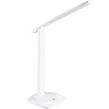 Lampka Biurkowa Nocna LED 8W CCT 3in1 3000-6500K Szkolna Biała TOLEDO GOLDLUX (Polux)