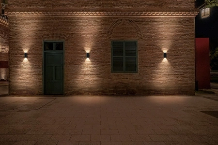 Kinkiet Ogrodowy Lampa Elewacyjna Zewnętrzna LED 6W 480lm 3000K Ciepła Szary IP54 Endura Osram