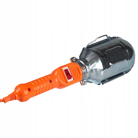 Latarka Warsztatowa Lampa Garażowa LED E27 230V na Kablu 5m MasterLED