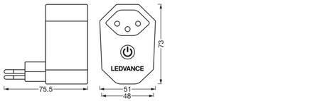 Wtyczka SMART+ WiFi Biała Plug CH LEDVANCE