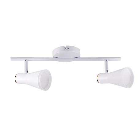 Lampa sufitowo-ścienna ruchoma regulowana 8,4W LED BERG 2 biały 3000K GOLDLUX (Polux)