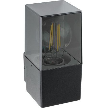 Lampa Ogrodowa LED Kinkiet Elewacyjny DENVER E27 IP44 16,5cm Kwadratowy