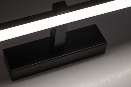Lampa nad Lustro VENUS Kinkiet LED Łazienkowa 24W 1680lm Czarna Neutralna 120cm