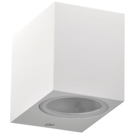 Kinkiet ogrodowy zewnętrzny na LED 1x GU10 BOSTON GOLDLUX (Polux) ALUMINIUM Biały