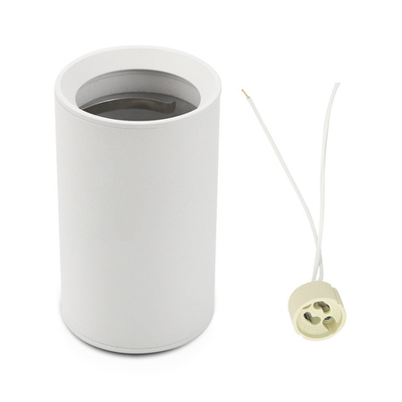 Oprawa Sufitowa Natynkowa Spot GU10 Okrągła Biała VT-807 V-TAC