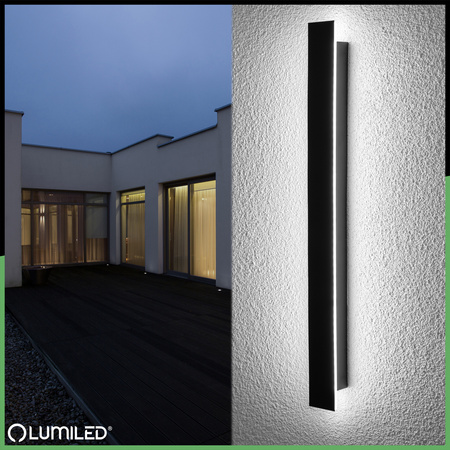 Lampa Ogrodowa LED Natynkowa PELIO Kinkiet Elewacyjny Ścienny 18W 4000K IP65 LUMILED