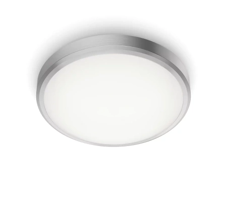 Lampa Sufitowa Plafon Łazienkowy LED 17W 1700lm 4000K IP44 Nikiel Doris Bathroom Philips