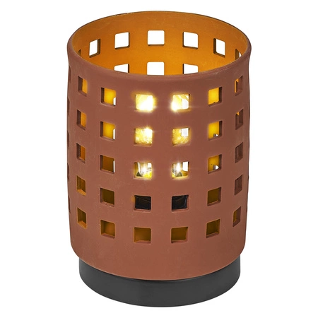 Lampa Stołowa Oprawa Biurkowa Stojąca Dekoracyjna E27 Brązowy USB-C Decor Ledvance