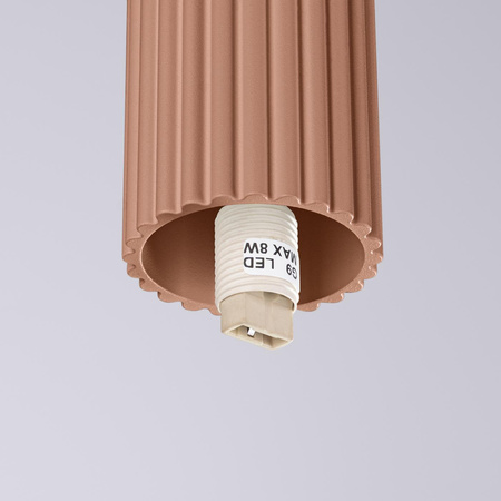 Lampa Łazienkowa Oprawa Natynkowa Sufitowa G9 Okrągła Brązowa Nowoczesna Matowa IP44 Halo Sollux