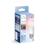Żarówka LED E27 A60 8W = 60W 806lm 2200-6500K CCT + RGB SMART Inteligentna Bluetooth ZigBee White and Color Ambiance Philips HUE Essential