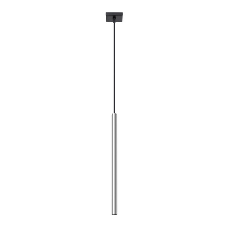 Lampa Sufitowa Wisząca Zwis G9 Tuba Żyrandol Tubularna Chrom Nowoczesna Pastelo Sollux