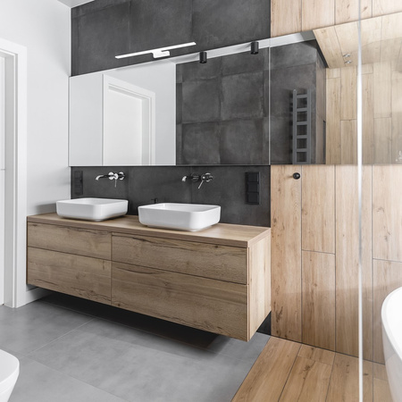 Lampa Ścienna Kinkiet SHINE Biała 40cm 7W LED Milagro