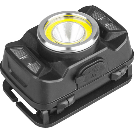 Latarka Czołowa LED Akumulatorowa z czujnikiem ruchu XTE 5W + COB 10W VA0025 VAYOX