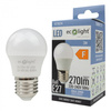 Żarówka LED Kulka P45 E27 3W 270lm 6500K Zimna Ecolight