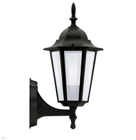 Kinkiet Ogrodowy Lampa Elewacyjna LIGURIA-LT Góra 1xE27 Czarna - GOLDLUX (Polux)