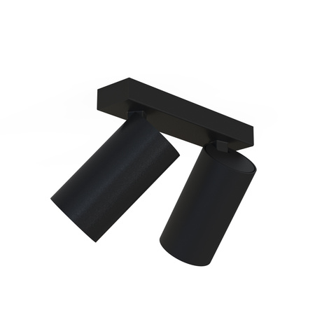 Lampa Sufitowa Oprawa Natynkowa Reflektor Punktowa 2x GU10 Czarna Nowoczesna MONO 7841 Nowodvorski