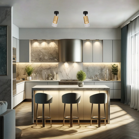 Kinkiet Spot Ricky Lampa Sufitowa Natynkowa 1xGU10 MILAGRO