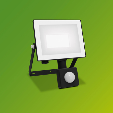 Naświetlacz LED Lampa Reflektor 20W 2050lm 5000K IP65 z Czujnikiem Ruchu i Zmierzchu Czarny Lois Philips