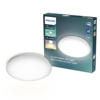 Lampa Sufitowa Plafon LED 17W 1700lm 2700K Ciepła Efekt Gwiazd Moire CL200 Philips