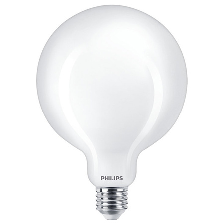 Żarówka LED Globe E27 G120 8.5W = 75W 1055lm 2700K Ciepła Filament Mleczna PHILIPS