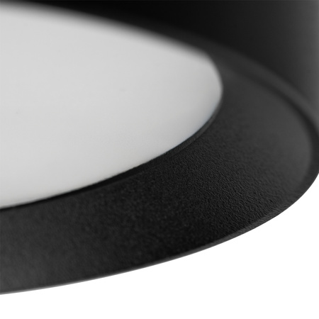 Oprawa HALOGENOWA Natynkowa SUNLA Tuba Gx53 LED Spot Kinkiet Sufitowa Walec Czarny LUMILED