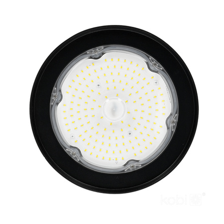 Oprawa Przemysłowa Lampa LED High Bay 100W 14000lm 4000K Neutralna Czarna IP66 IK10 Rio Pro Kobi