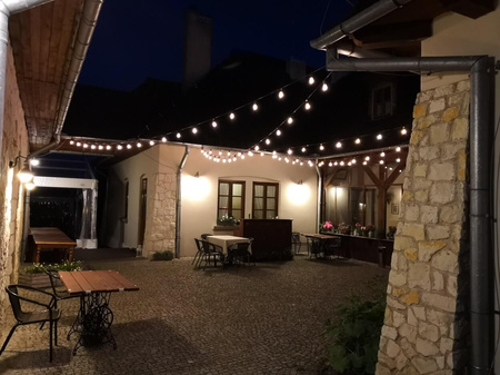 Girlanda Ogrodowa Zewnętrzna Łańcuch Świetlny 20m 20xE27 LED 1,3W