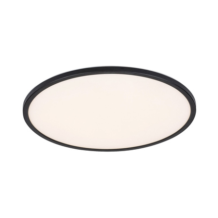 Plafon LED Lampa Sufitowa Oprawa Ścienna 36W 3600lm 3000K Ściemnialna Timer Czarny Nowoczesny Ezio 71158 Rabalux
