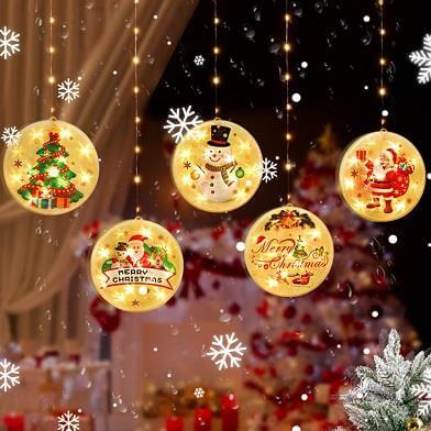 Zawieszka LED z Choinką 3xAAA 14CM 2700K Świąteczna LVT