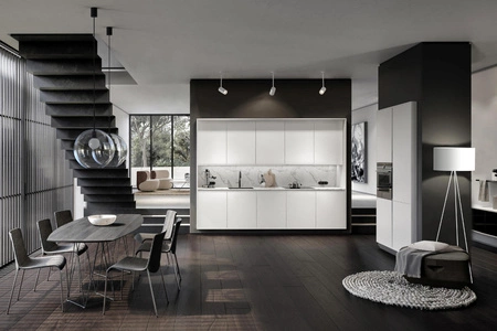 Lampa Podłogowa Stojąca E27 Biała Nowoczesna 8191 CADILAC Nowodvorski