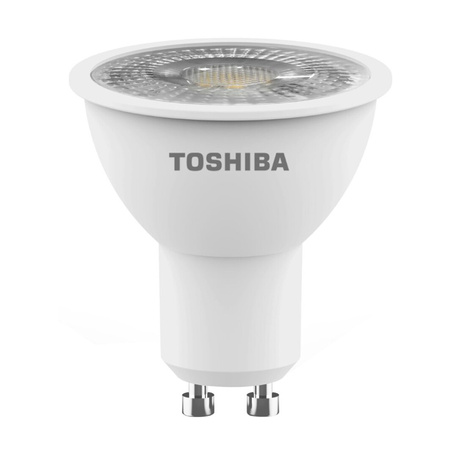 Żarówka LED GU10 7W = 76W 560lm 4000K Neutralna Reflektor Punktowy TOSHIBA