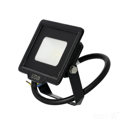 Naświetlacz LED Zewnętrzny Ogrodowy 10W 800lm 6500K Zimny 120° IP65 Czarny MH Kobi