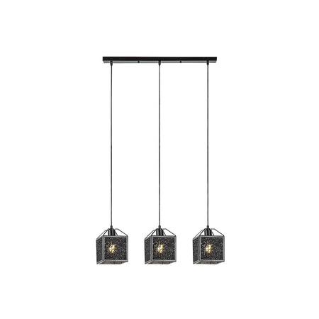Lampa Wisząca Sufitowa 3x E27 Czarny Nowoczesny Samilo Rabalux