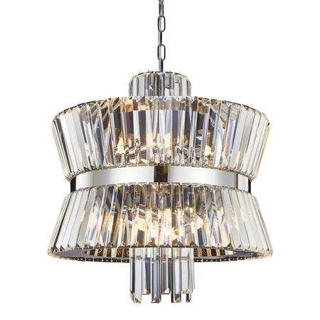 Lampa Sufitowa Żyrandol AURELIA Chrom 12xE14 Milagro