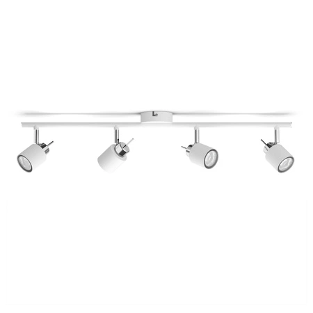 Lampa Sufitowa Reflektor Natynkowy 4x GU10 Biała Meranti Philips