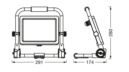 Reflektor LED Naświetlacz Lampa Robocza 50W 5400lm 6500K Przenośna Halogen Worklight LEDVANCE