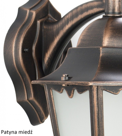 Lampa Ogrodowa Zewnętrzna Elewacyjna KINKIET LED Retro Classic II K 3012/1/DH E27 Su-Ma