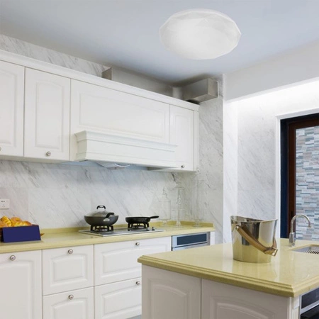 Plafon LED Lampa Sufitowa Natynkowa MIAMI 12W 4000K IP44 Biały Okrągły DIAMENT