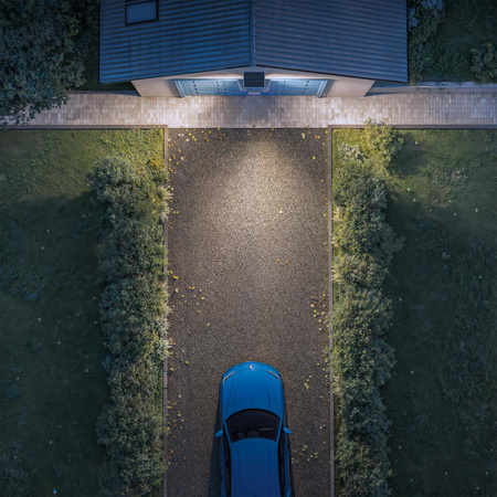 Lampa Solarna Naświetlacz Solarny 24.5W 4000lm 5000K Neutralna IP65 Biały z Czujnikiem Ruchu UltraEfficient Zyren Philips