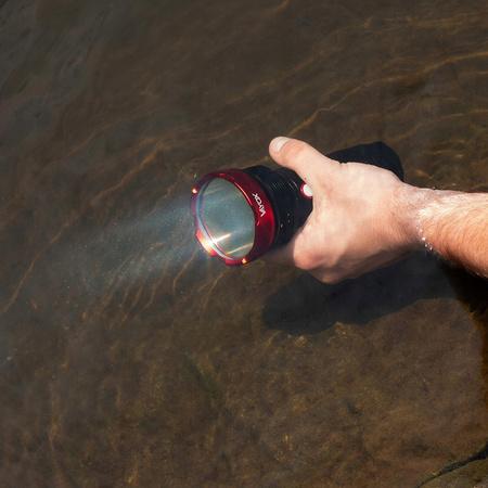 Latarka Taktyczna LED Pro Szperacz Akumulatorowa USB-C 20W 2000lm IPX5 VAYOX